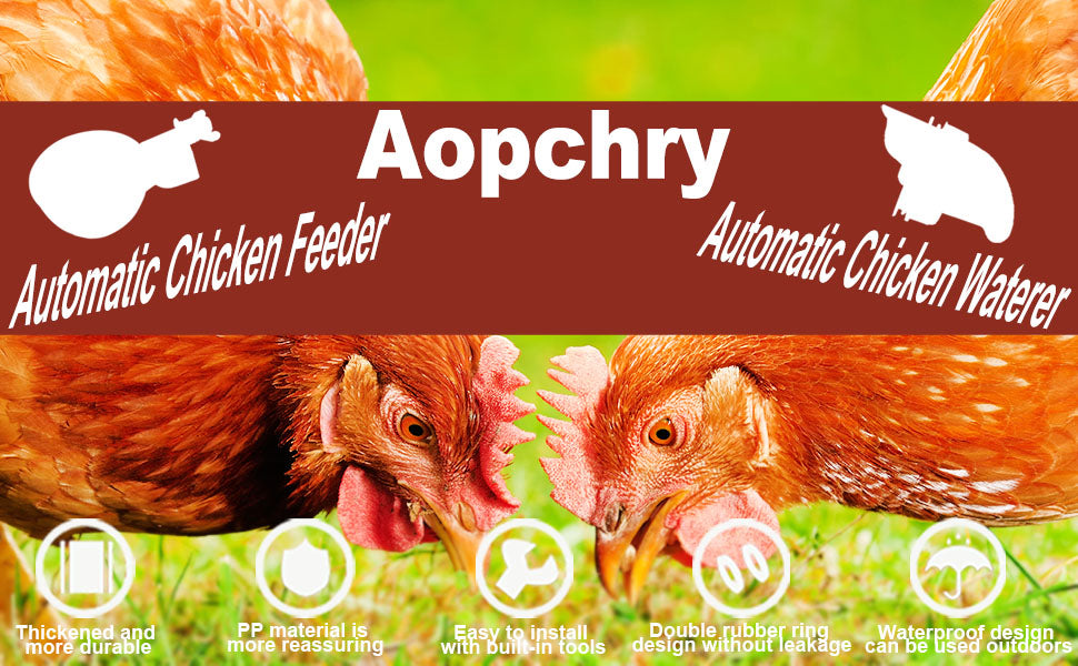Spill-proof automatic poultry waterer cups keep coops dry while hydrating chickens, ducks, & quail.
