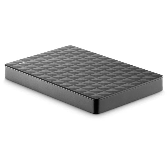10TB External Hard Drive, sleek black design, ultra-fast USB 3.0 for massive mobile data storage & backup.