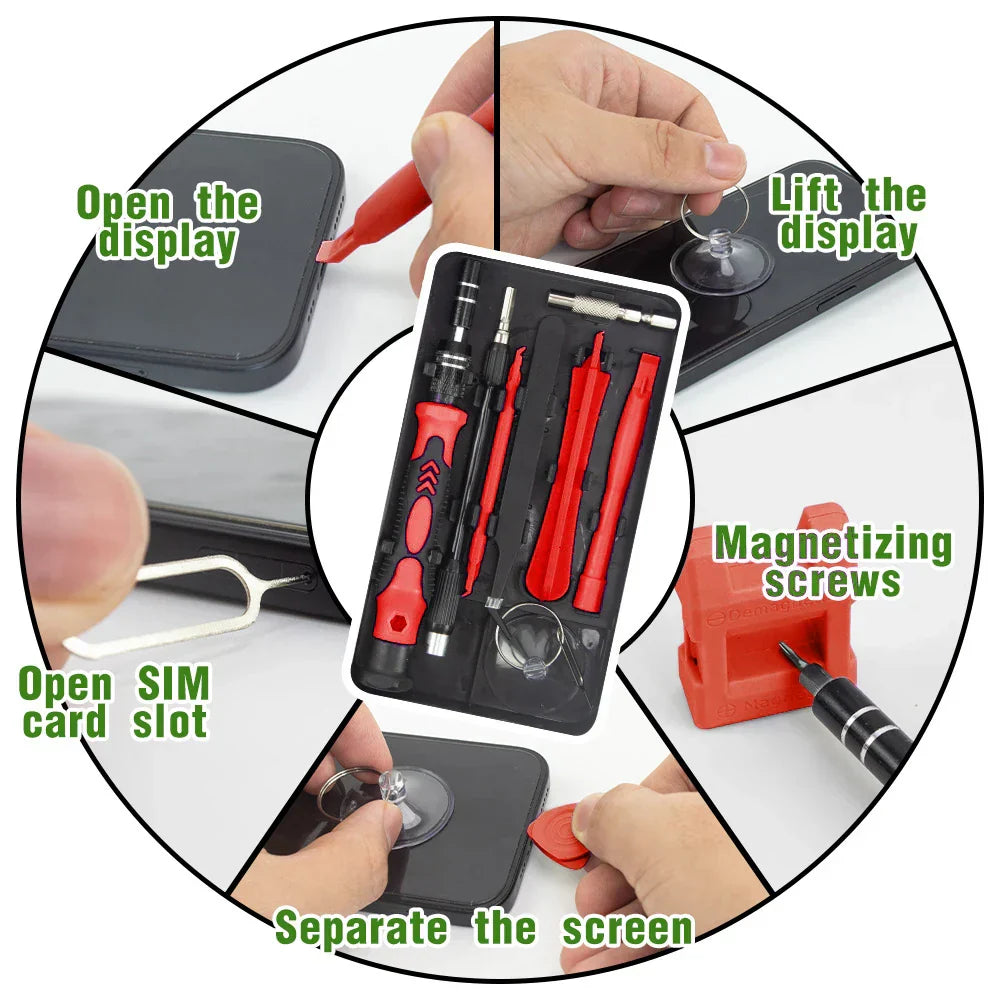 ProFix 115-in-1 precision magnetic screwdriver kit, ideal for intricate electronics repair