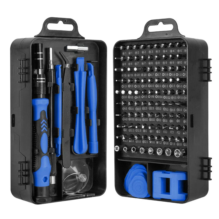 Ergonomic handle and magnetic bits from the 115-in-1 ProFix precision screwdriver set