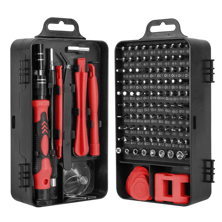 Unisex 115-in-1 precision magnetic screwdriver set, a comprehensive tool for all repairs