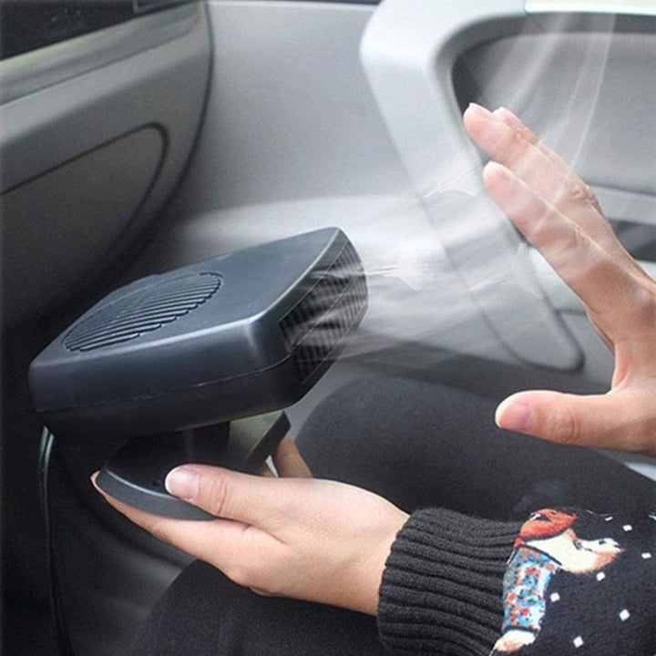 Essential car accessory: 12V portable heating fan for instant auto defrost & warm air during winter driving.