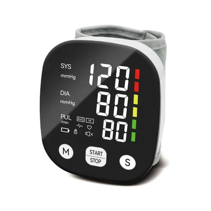 Unisex Rechargeable Wrist Blood Pressure Monitor