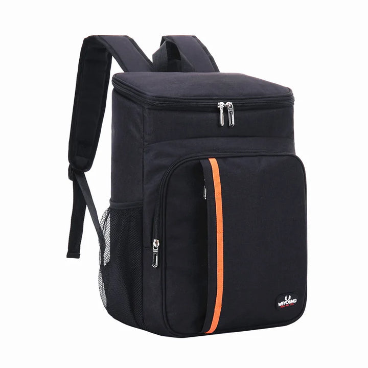 Serin 18L cooler bag with waterproof insulation, perfect for picnics & food storage, open view