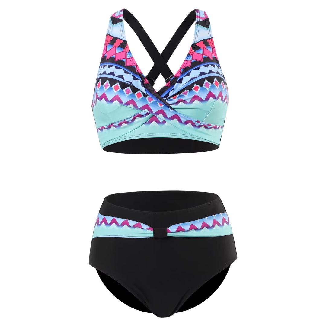 Women's Multicolored Bikini Set | Flattering Summer Swimwear