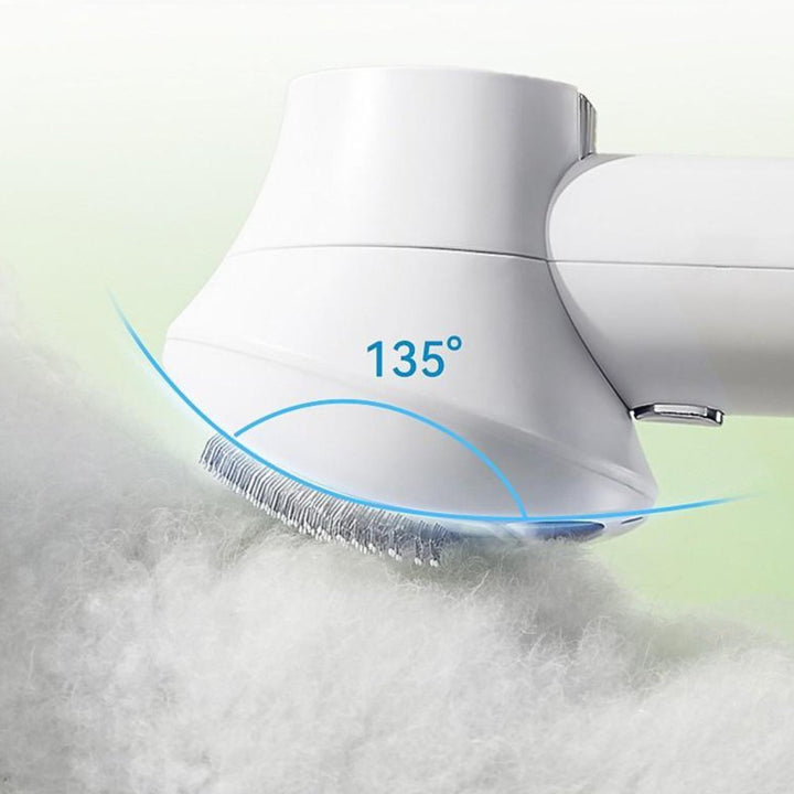 Gentle pet hair dryer with slicker brush. Perfect 2-in-1 grooming tool for quick and easy dog drying.