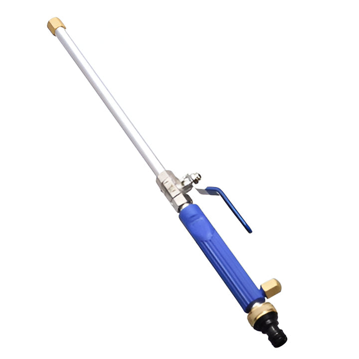 2-in-1 high-pressure cleaner, perfect for garden hose power washing cars, patios & home outdoor cleaning.