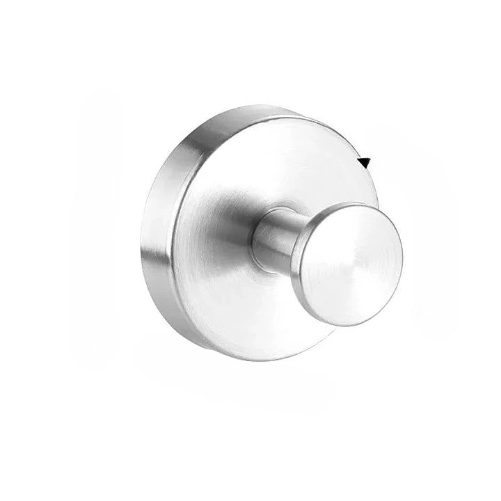 Clear twist-lock suction hooks for damage-free bathroom storage, ideal for towels & loofahs.