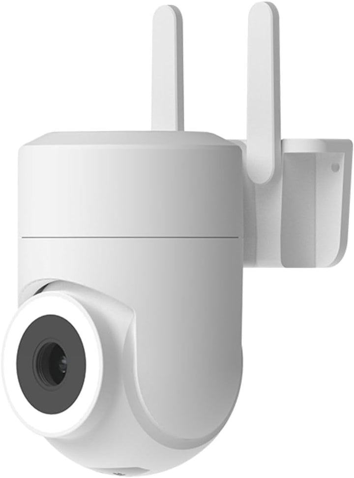 2K Smart Security Camera, 355-degree pan & night vision for outdoor home surveillance.