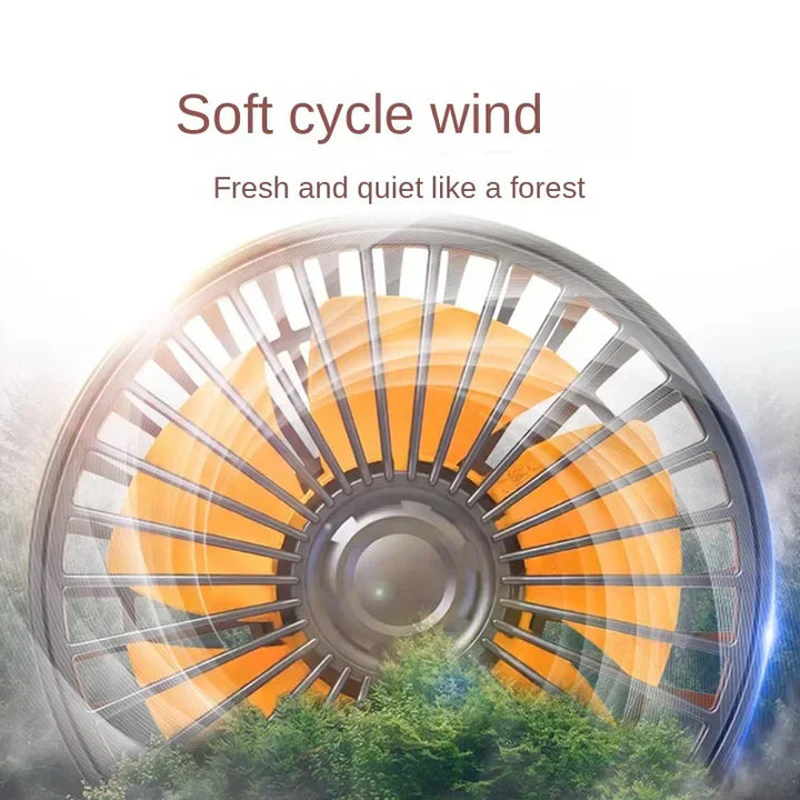 USB, 12V, 24V powered 3-head car fan, perfect for enhancing vehicle air flow and cooling