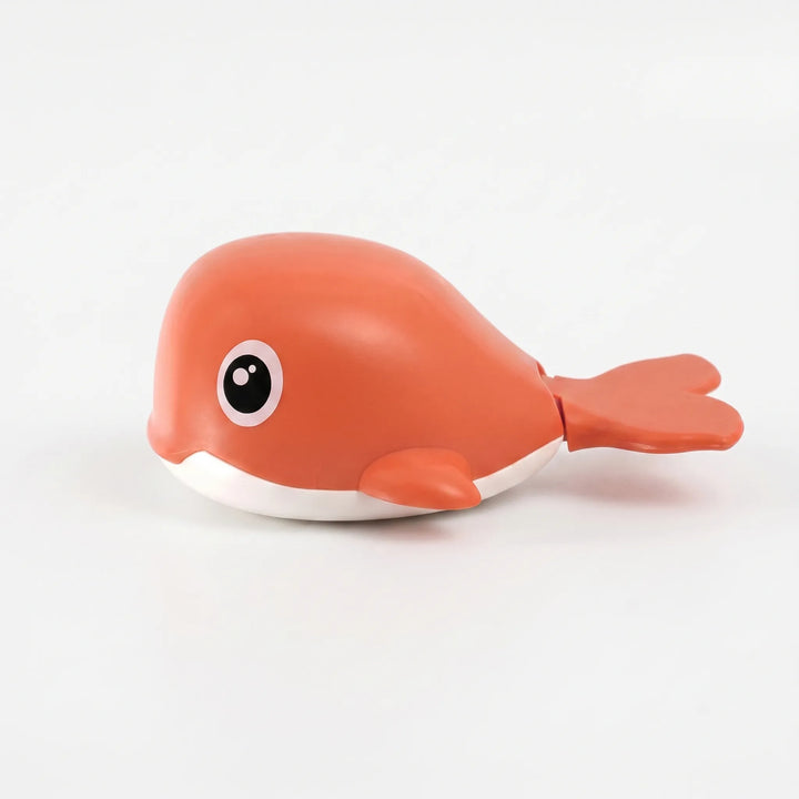 Bright 3-piece set of wind-up floating whale water toys, bringing joy and fun to kids' bathtime.