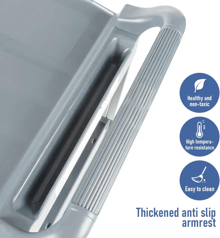 ServePro 3-Tier Storage Cart with lockable casters, offering stability and flexibility for any space