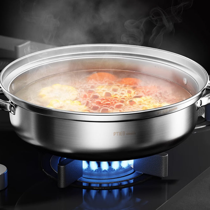 Healthy eating made easy with this durable 3-tier stainless steel food steamer. Ideal for all kitchens.