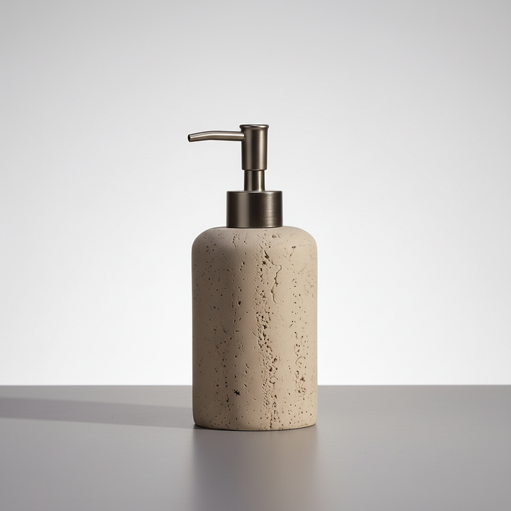 Stylish Stonelette marble resin lotion dispenser, 300ml, perfect for kitchen essentials