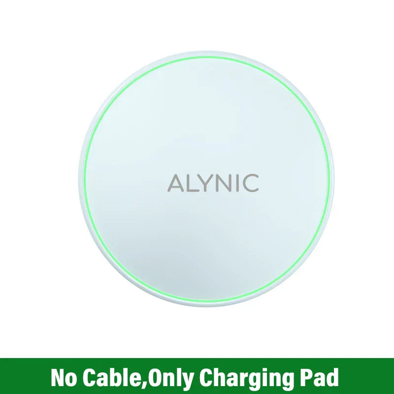 30W induction charging pad, rapid wireless power for smartphones, convenient and effective
