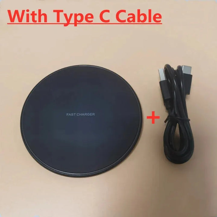 Powerful 30W fast wireless charger, induction pad for iPhone and other devices, new tech