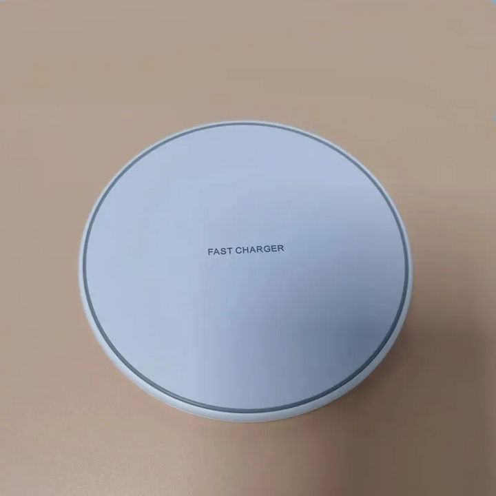 Convenient 30W fast wireless charging pad, ideal for iPhone users, durable tech gadget