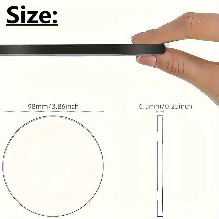 Universal 30W fast wireless charging pad, slim profile, perfect for iPhone, essential tech