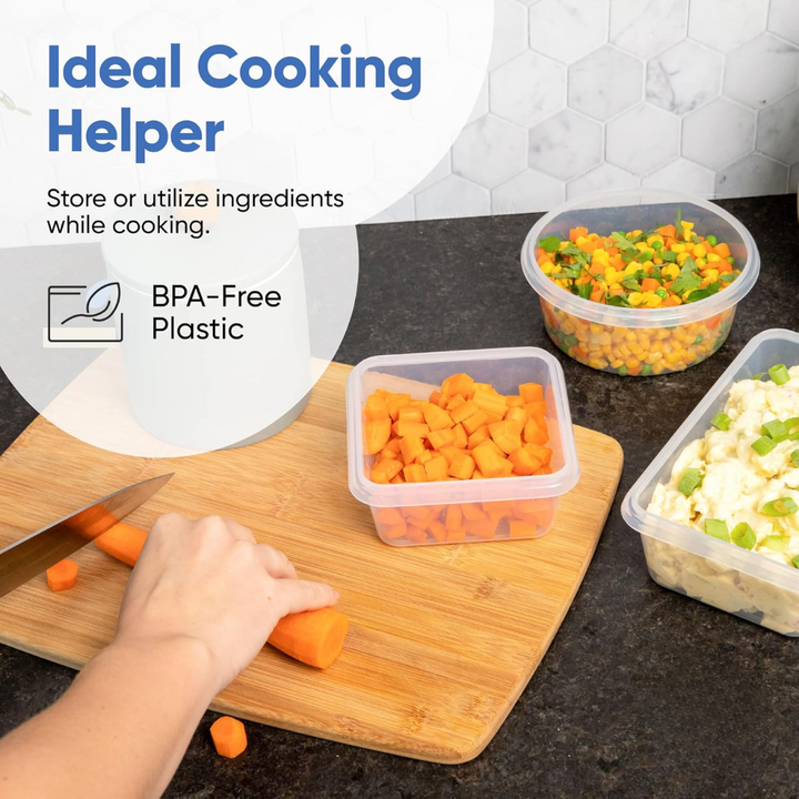 Versatile 32-piece airtight food storage containers for meal prep, pantry organization & food saving.