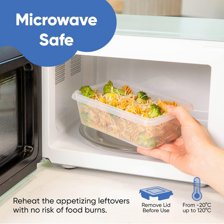 Keep food fresh longer with this 32-piece airtight food storage container set for kitchen & meal prep.