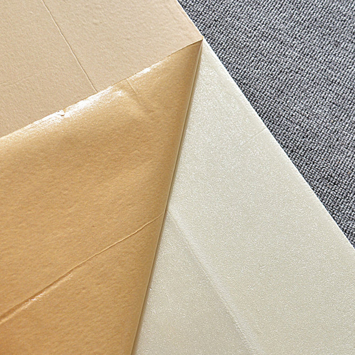 High-quality 3D vinyl wall panels, self-adhesive, creating a stunning textured focal point.