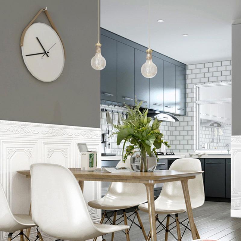 Self-adhesive waterproof 3D wall panels in textured vinyl for quick home transformation.