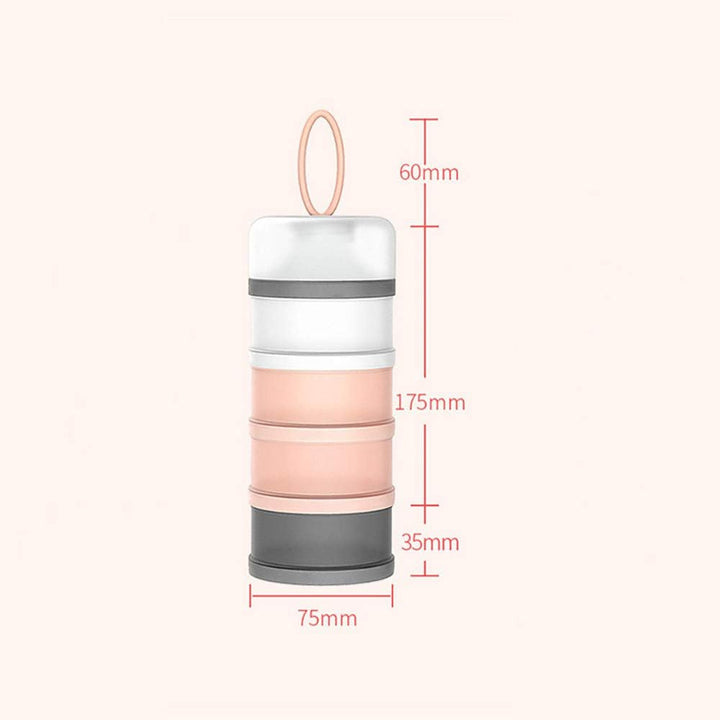 Stackable 4-compartment containers for healthy meal prep, portion control & diet food storage.