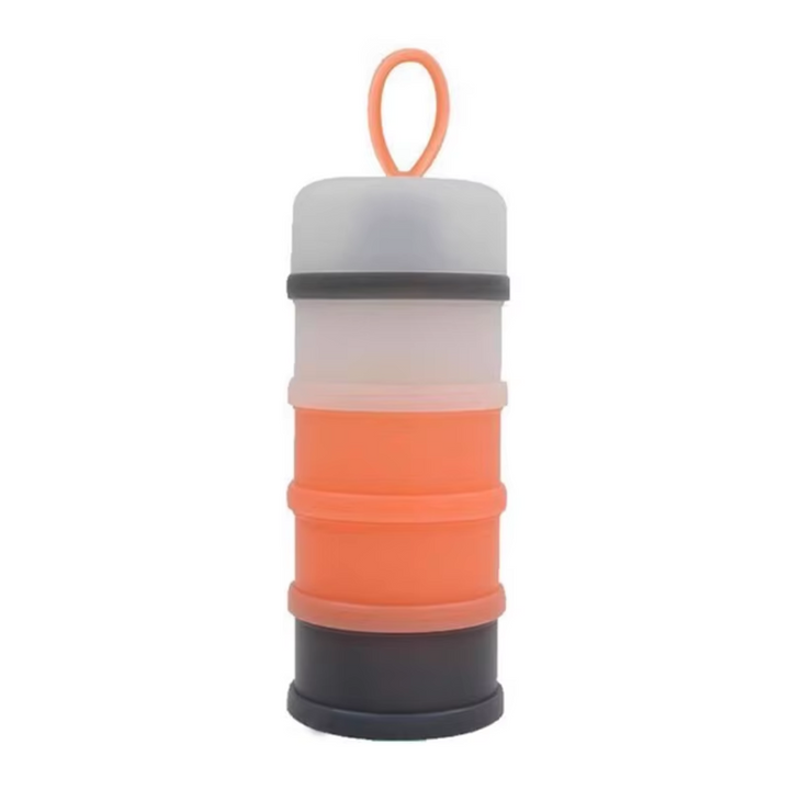 Detachable 4-compartment stackable food storage containers for versatile meal prep & portion control.