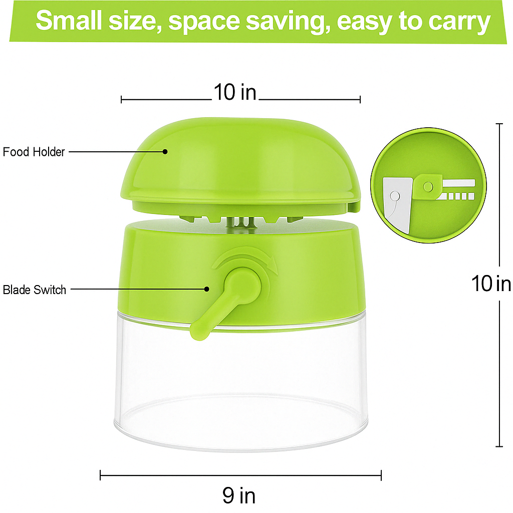 Easy-to-use 4-in-1 zoodle maker for delicious and healthy vegetable spaghetti.