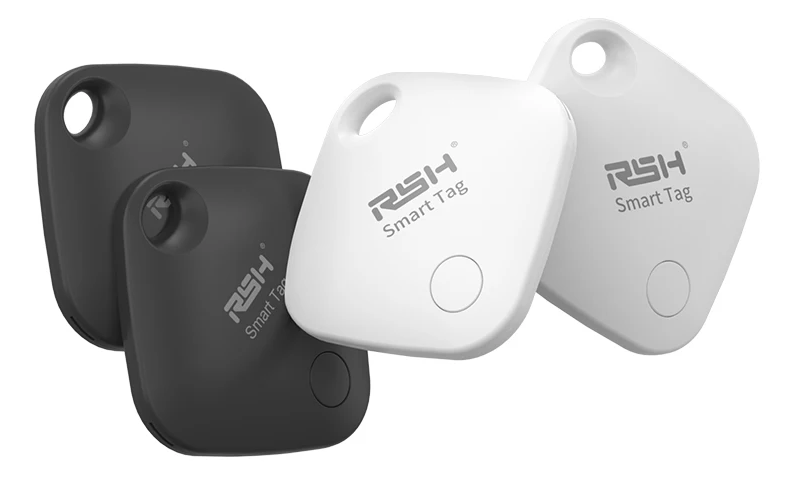 4-pack smart GPS tracker tags for Android, anti-lost item finder with Google Find Hub compatibility