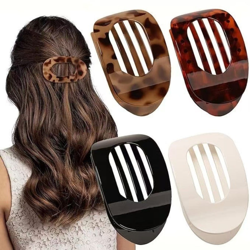 Women's strong hold hair claw clips, ideal for securing ponytails & updos, a versatile hair accessory.