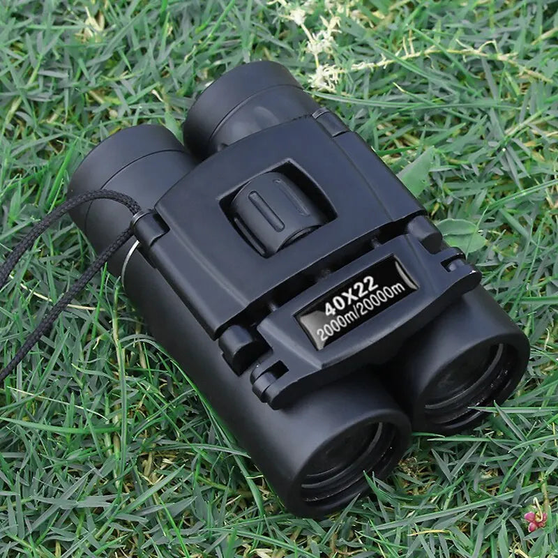 Compact 40x22 HD military binoculars, professional telescope for portable bird watching & hunting.