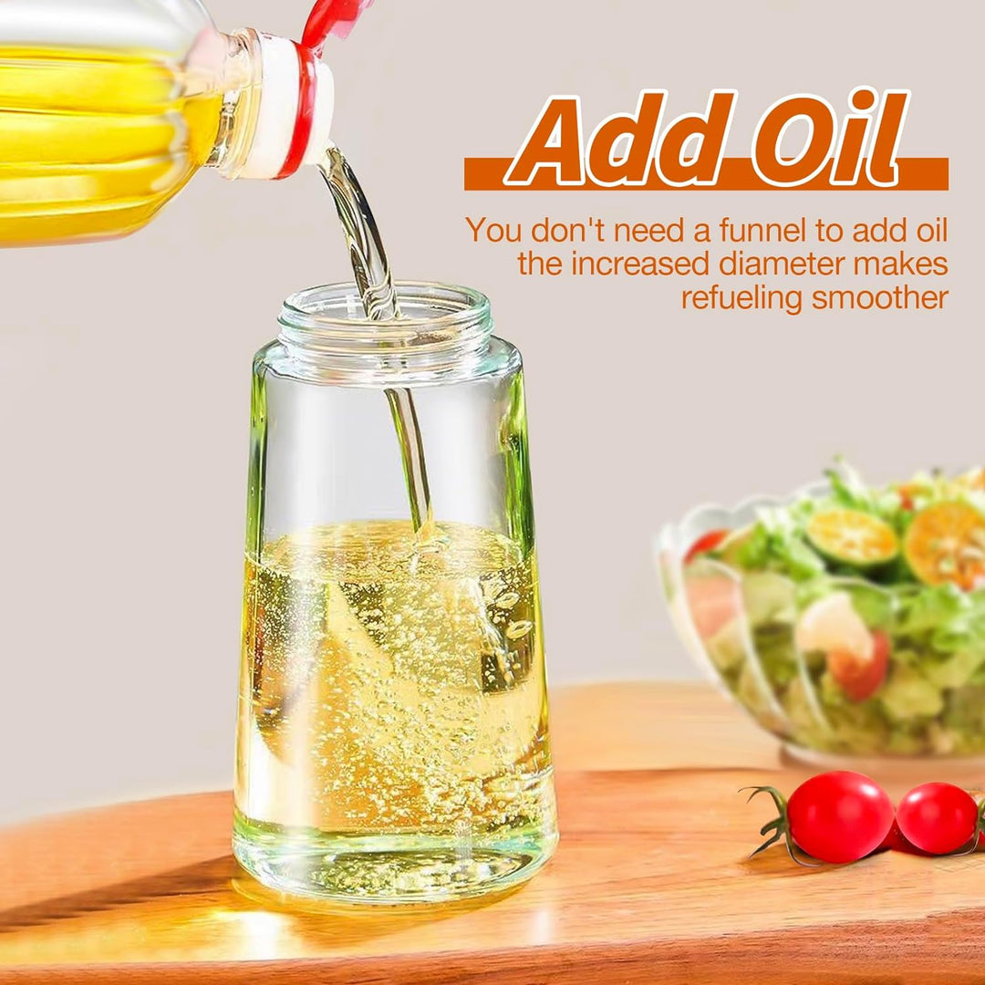 Home kitchen 470ml glass olive oil spray bottle, a versatile tool for cooking and baking needs