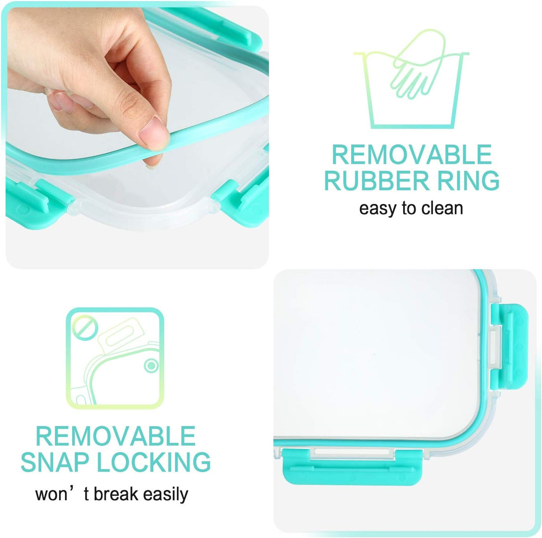 Versatile 1L glass meal prep containers, microwave, freezer & dishwasher safe for easy kitchen food storage.