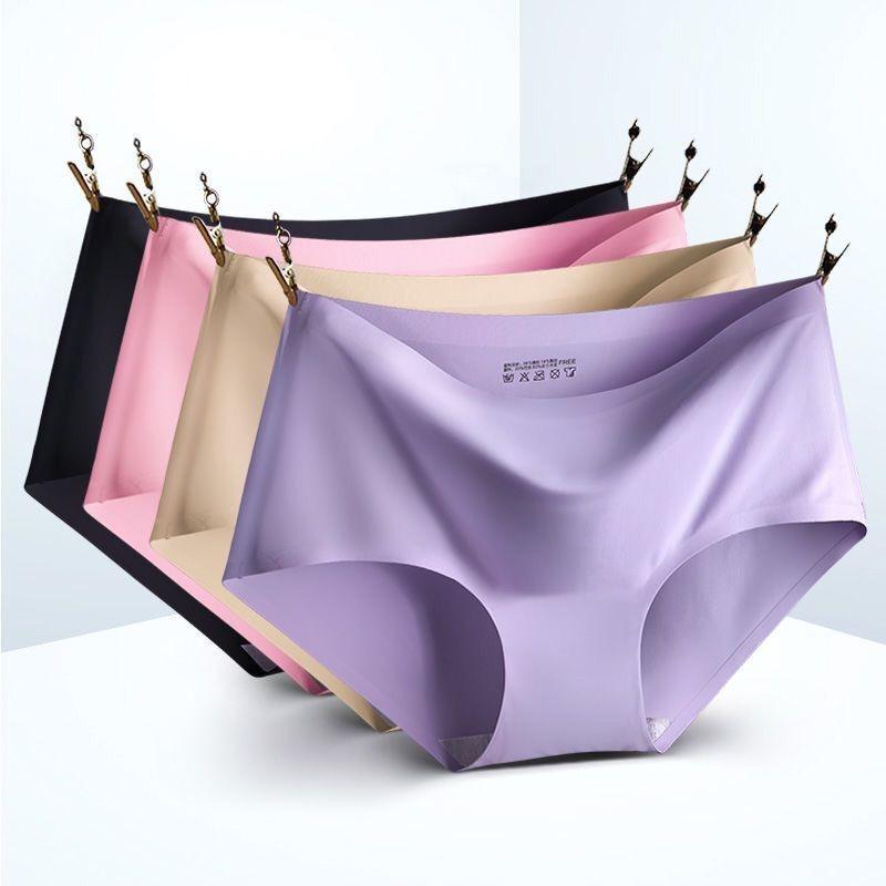 Livia 5-pack women's silky soft seamless briefs, comfortable and invisible under any clothing.