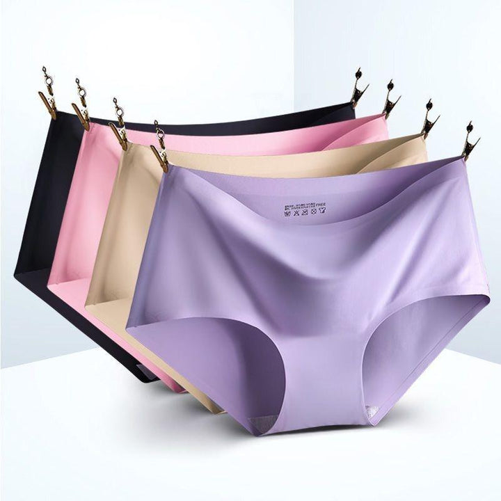 Livia 5-pack women's silky soft seamless briefs, comfortable and invisible under any clothing.