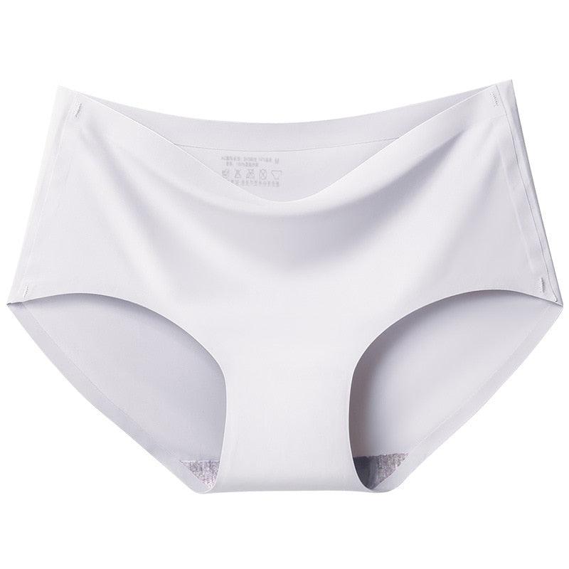 Women's comfortable 5-pack of seamless panties, made from silky soft fabric for invisible wear.