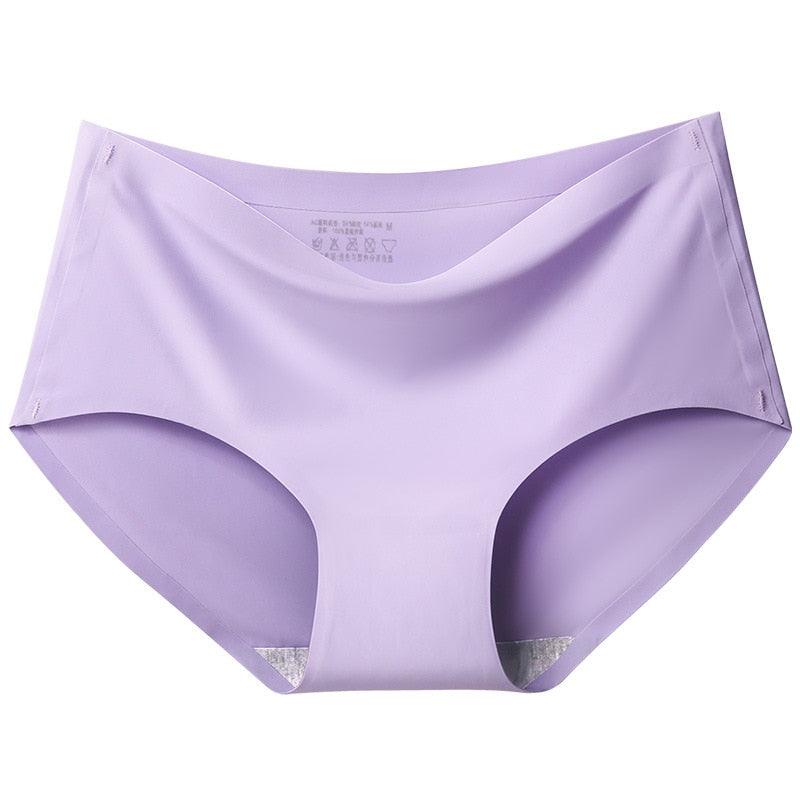 5-pack of basic color women's seamless underwear, silky soft and comfortable for invisible daily use.