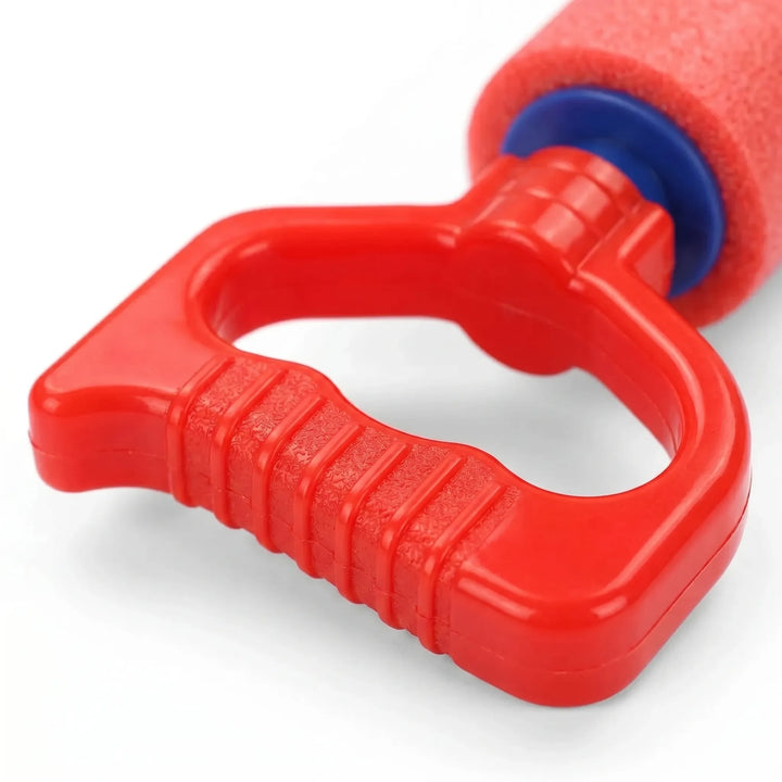 Pump-action foam water blasters, 6-count. Durable water guns for kids' outdoor summer play and pool activities.