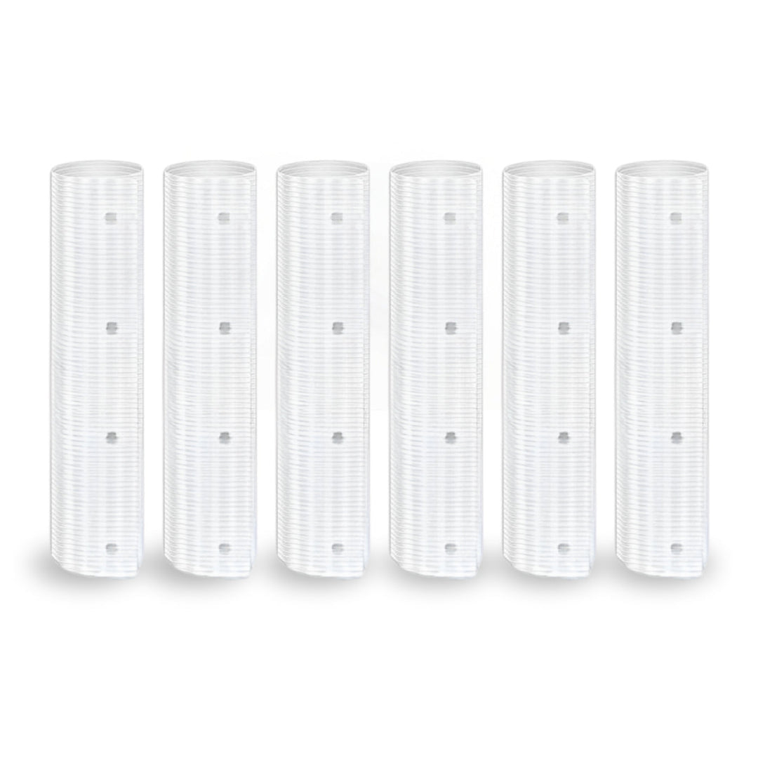 6-pack squirrel baffle kit for tree protection & bird feeder guard. Effective pest control & wildlife deterrent.