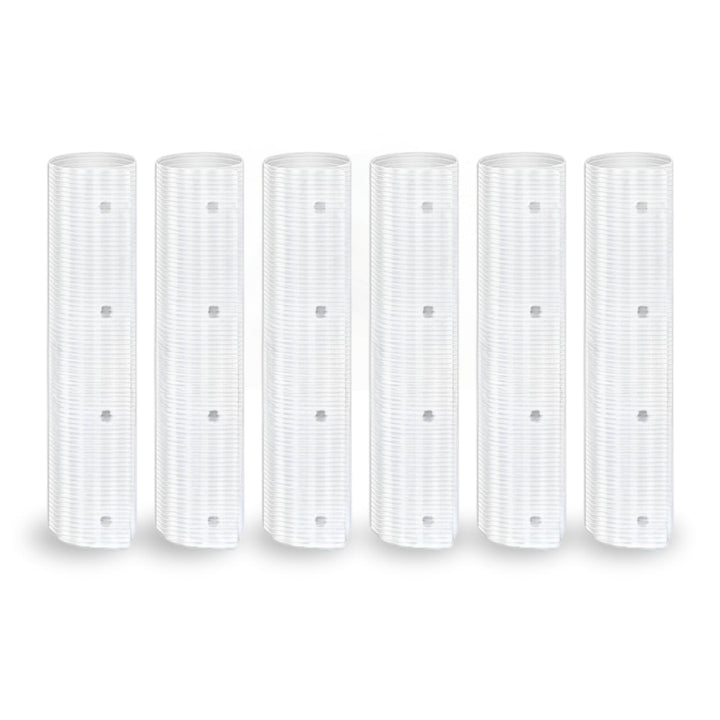 6-pack squirrel baffle kit for tree protection & bird feeder guard. Effective pest control & wildlife deterrent.