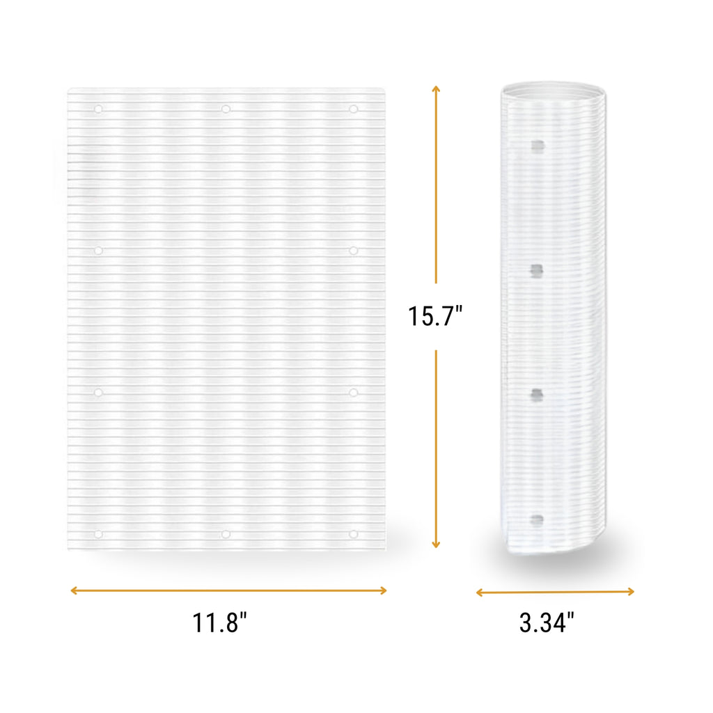 Garden defense squirrel baffle 6-pack. Protect trees & bird feeders from pests. Wildlife deterrent for outdoor living.