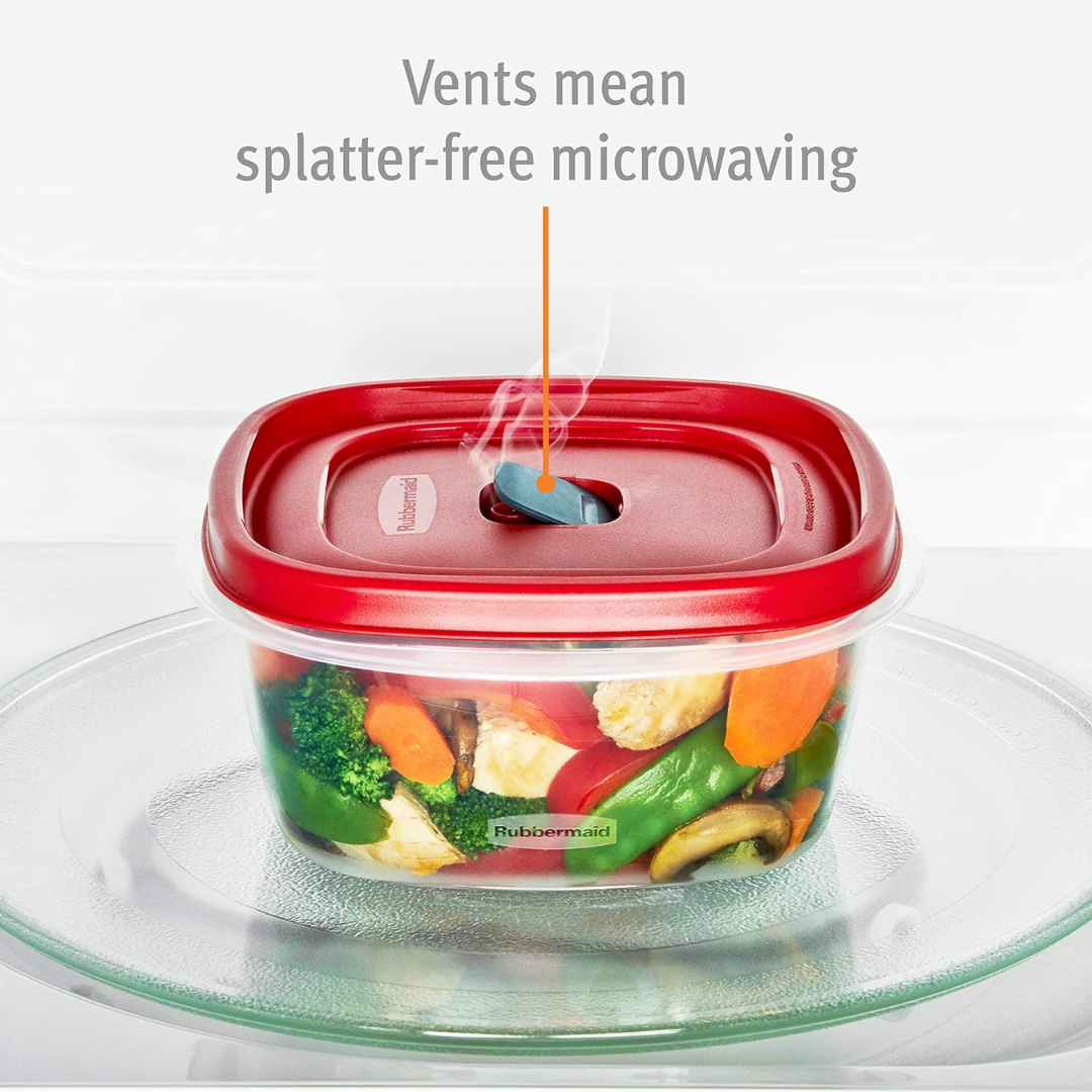 Airtight 60-piece food storage containers for optimal food preservation. Keep leftovers fresh & kitchen organized.