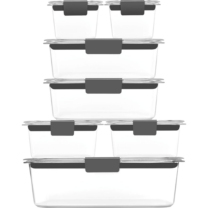 Reusable BPA-free meal prep containers for healthy lunch, food storage, and kitchen organization.