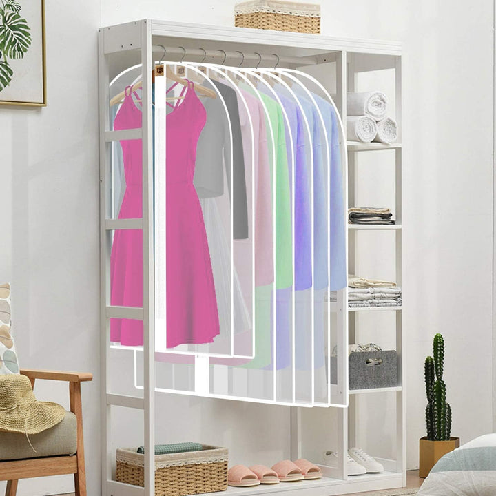 Extra-long formalwear garment bag, ideal for wedding dresses.