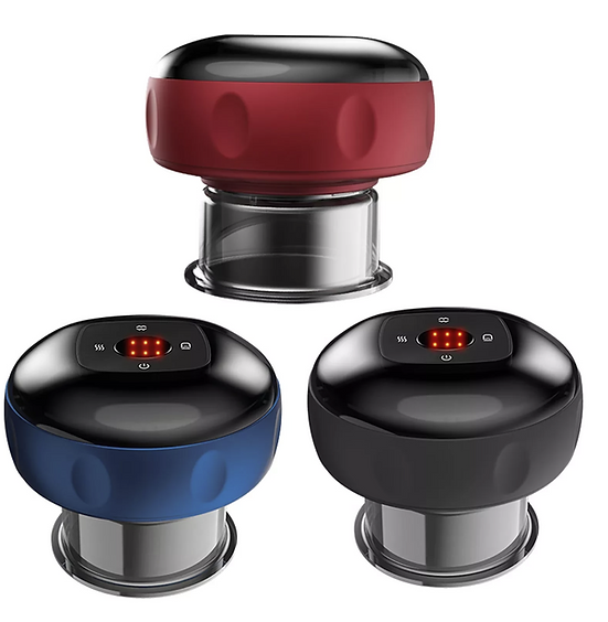 Smart Infrared Cupping Massager with 12 Therapy Levels & Remote