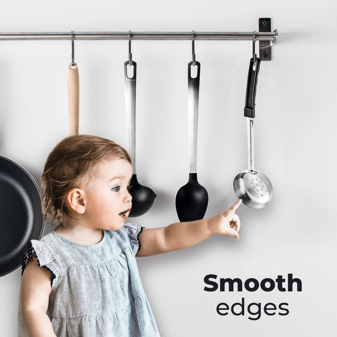 Comprehensive 8-piece measuring & serving spoon set for effective portion control in your healthy kitchen.