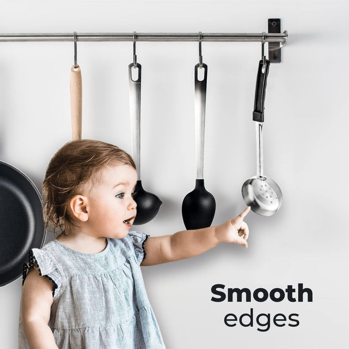 Comprehensive 8-piece measuring & serving spoon set for effective portion control in your healthy kitchen.