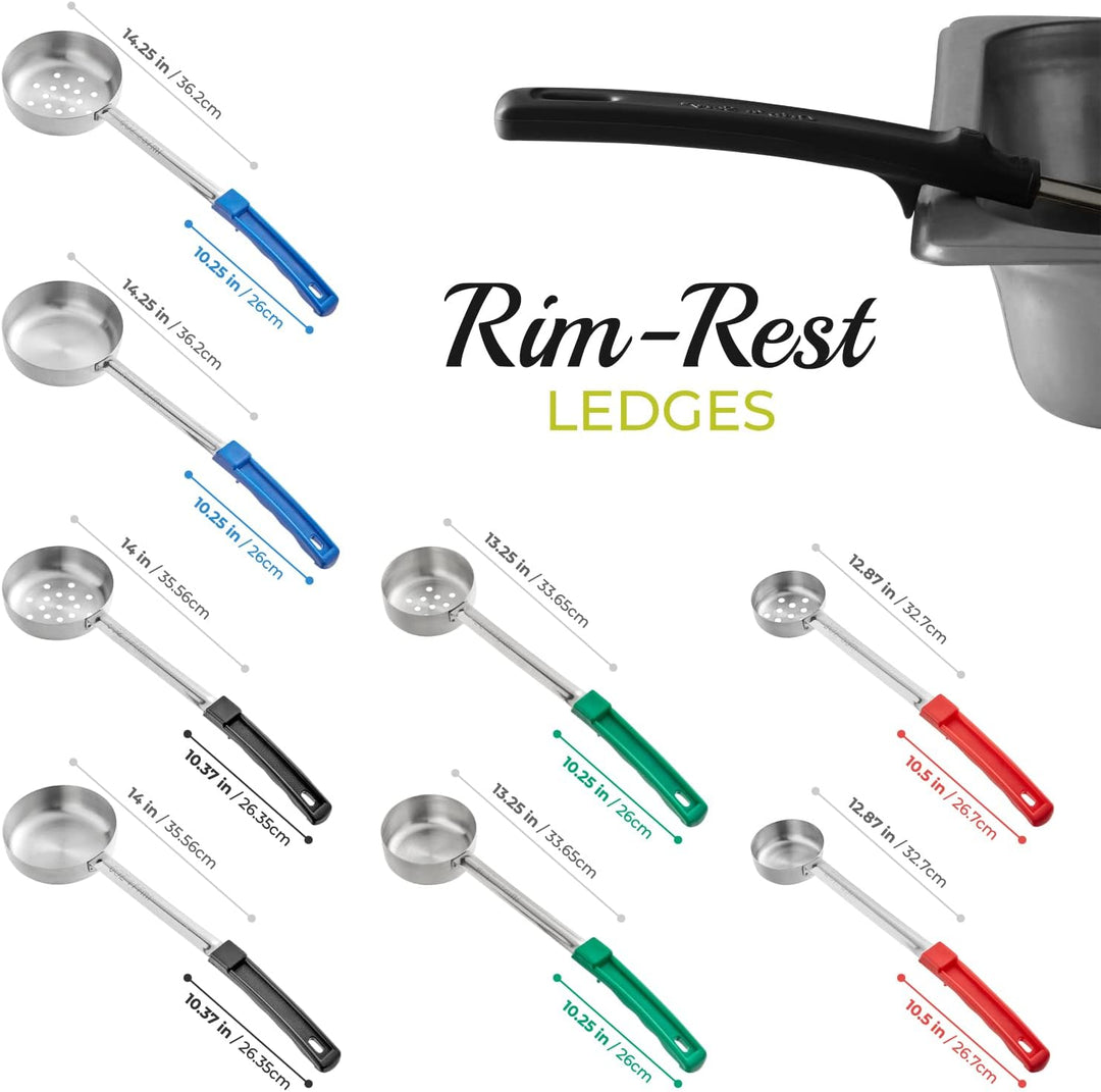 8-piece portion control measuring spoons set for healthy meal prep, diet tools, and kitchen management.