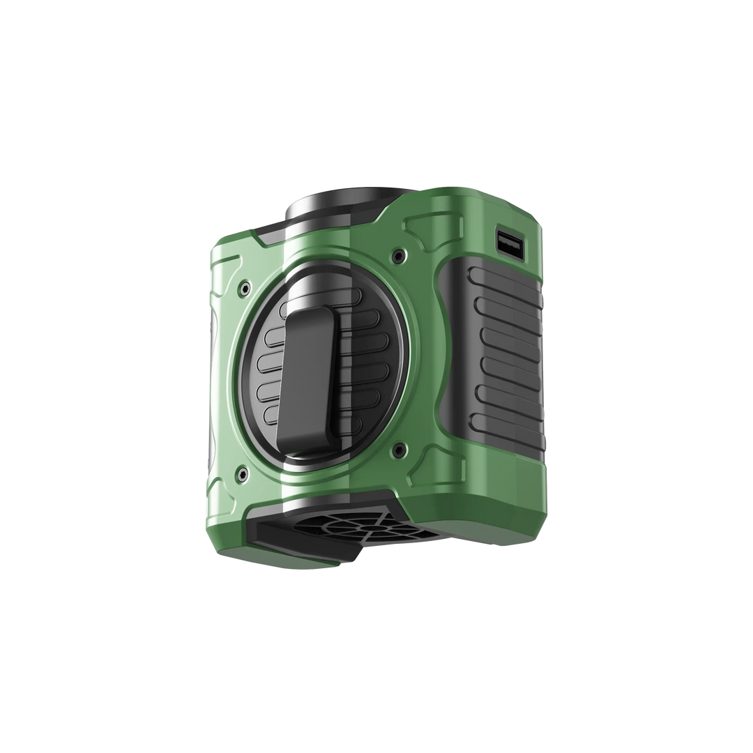 8000mAh Waist Clip Fan with Refrigeration, 199 Speeds, portable cooling gadget